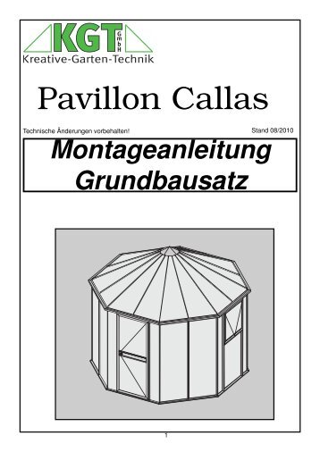 Pavillon Callas - KGT
