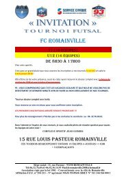 INVITATION TOURNOI U11-U12