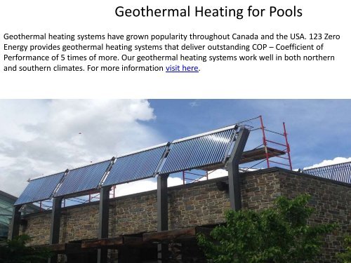 Best Geothermal Heating Systems