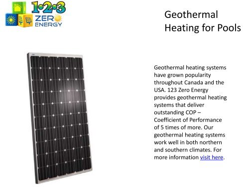 Best Geothermal Heating Systems