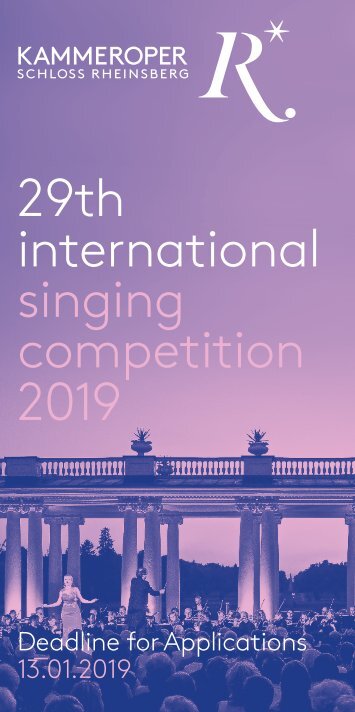 29th International singing competition 2019