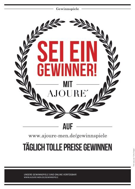 AJOURE´ Men Magazin Dezember 2018