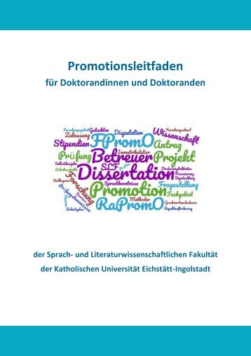 Promotionsleitfaden SLF