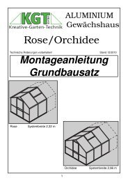 Rose/Orchidee Montageanleitung Grundbausatz - KGT