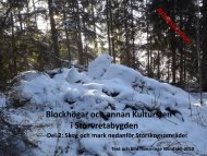 Blockhögar och annan Kultursten i Storvretabygden  Del 2  Sven-Inge Windahl  2018