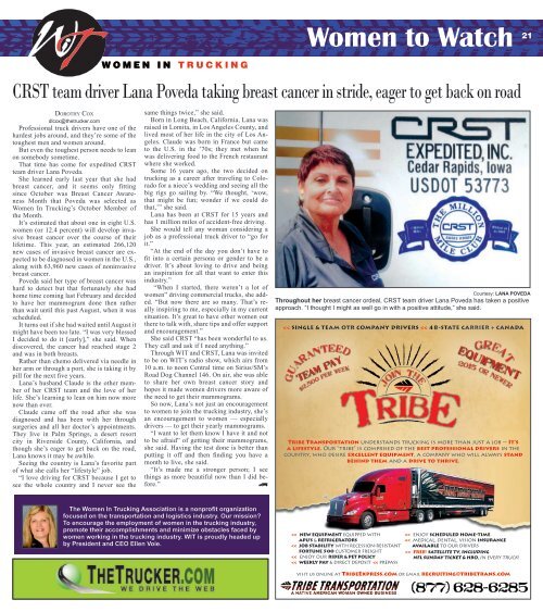 The Trucker Newspaper - November 15, 2018