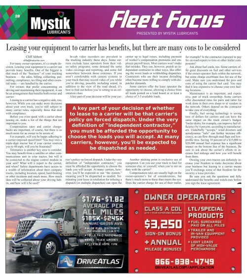 The Trucker Newspaper - November 15, 2018