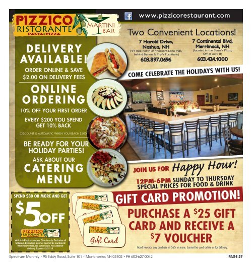 Spectrum Monthly Holiday Shopper Special Edition 2018