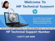 HP Technical Support Number USA