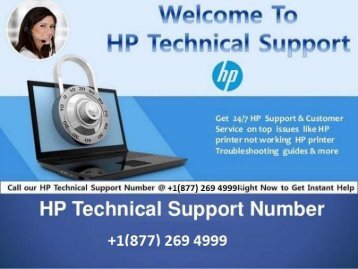 HP Technical Support Number USA