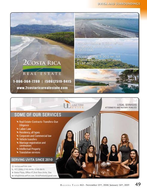 South Pacific Costa Rica Travel Guide and Magazine #63