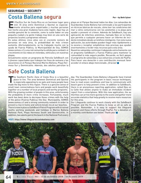 South Pacific Costa Rica Travel Guide and Magazine #63