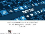 US Insurance Market Research Report, Insurance Industry in US, General Insurance Companies In US : Ken Research