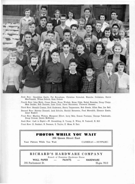 1950 Magnet Yearbook