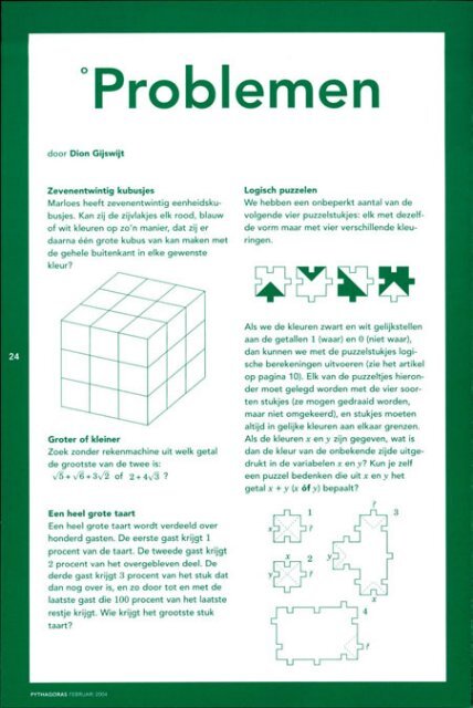 Inhoud - Pythagoras