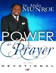 Daily Power and Prayer Devotion - Myles Munroe