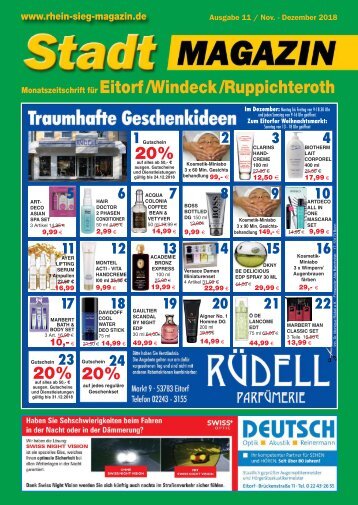 Stadt-Magazin Eitorf, Windeck, Ruppichteroth - Dezember 2018