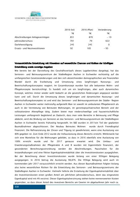 Beteiligungsbericht der StädteRegion Aachen zum 31.12.2016