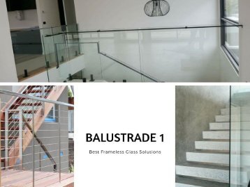 Get Best Glass Balustrade in Melbourne - Balustrade 1