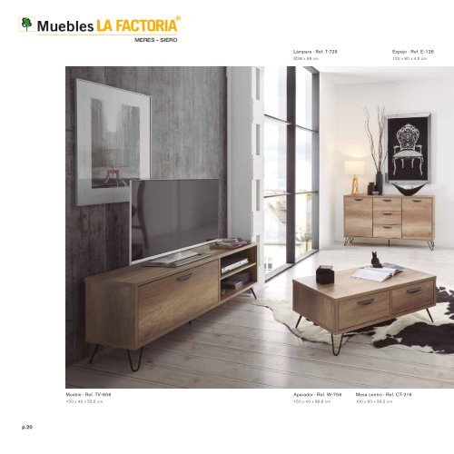 Catálogo muebles en Multi Estilos + Auxiliares + Espejos + Lamparas