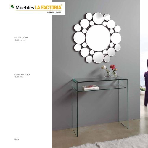 Catálogo muebles en Multi Estilos + Auxiliares + Espejos + Lamparas