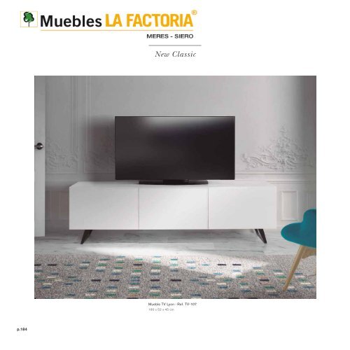 Catálogo muebles en Multi Estilos + Auxiliares + Espejos + Lamparas