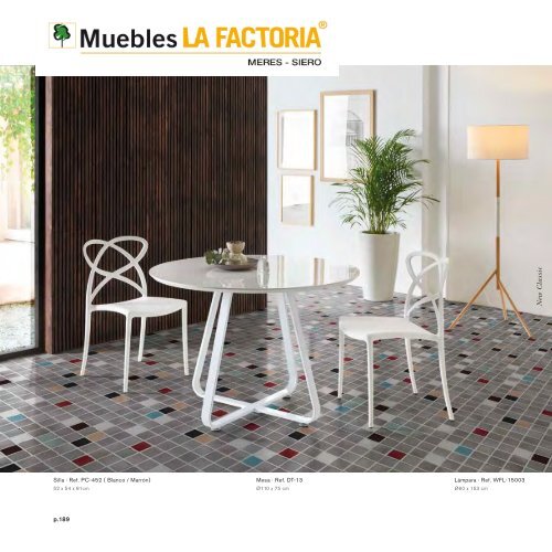 Catálogo muebles en Multi Estilos + Auxiliares + Espejos + Lamparas