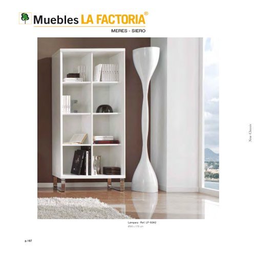 Catálogo muebles en Multi Estilos + Auxiliares + Espejos + Lamparas