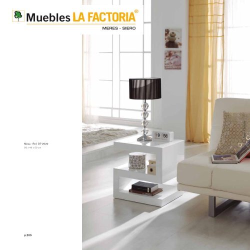 Catálogo muebles en Multi Estilos + Auxiliares + Espejos + Lamparas