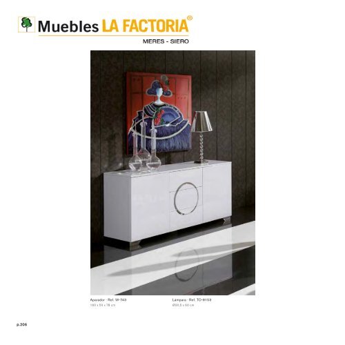 Catálogo muebles en Multi Estilos + Auxiliares + Espejos + Lamparas