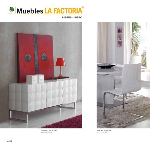 Catálogo muebles en Multi Estilos + Auxiliares + Espejos + Lamparas