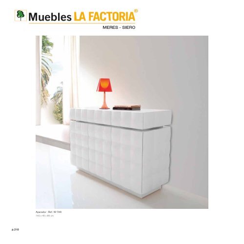 Catálogo muebles en Multi Estilos + Auxiliares + Espejos + Lamparas