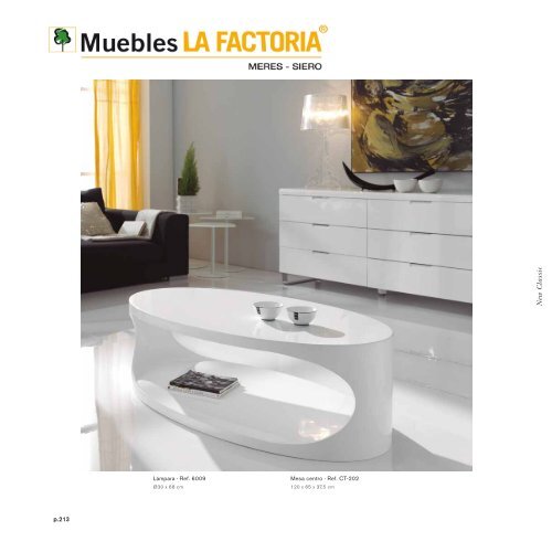 Catálogo muebles en Multi Estilos + Auxiliares + Espejos + Lamparas