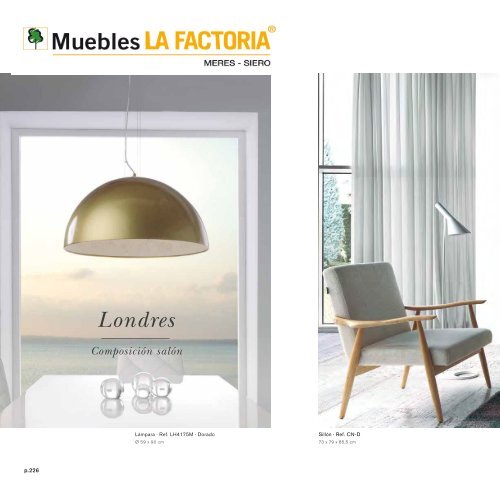 Catálogo muebles en Multi Estilos + Auxiliares + Espejos + Lamparas