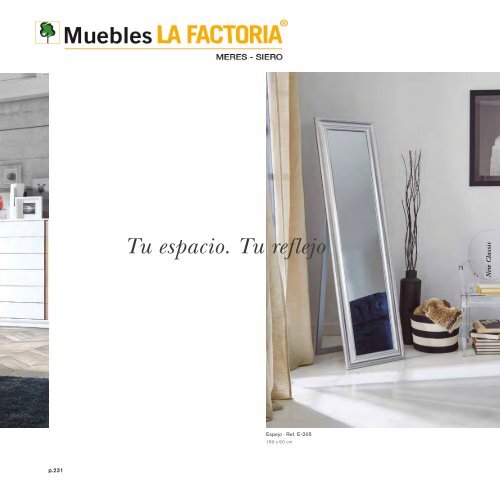 Catálogo muebles en Multi Estilos + Auxiliares + Espejos + Lamparas