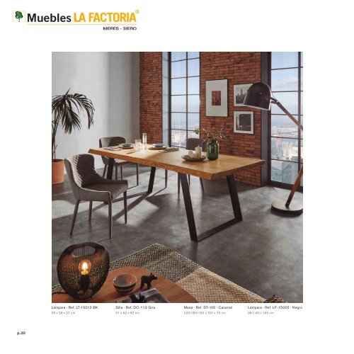 Catálogo muebles en Multi Estilos + Auxiliares + Espejos + Lamparas