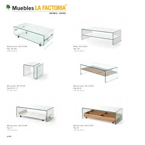 Catálogo muebles en Multi Estilos + Auxiliares + Espejos + Lamparas