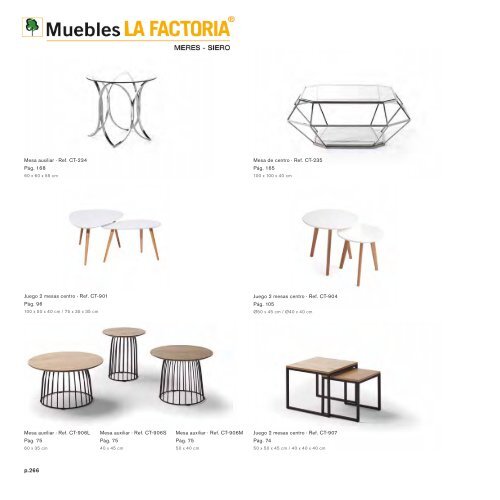 Catálogo muebles en Multi Estilos + Auxiliares + Espejos + Lamparas