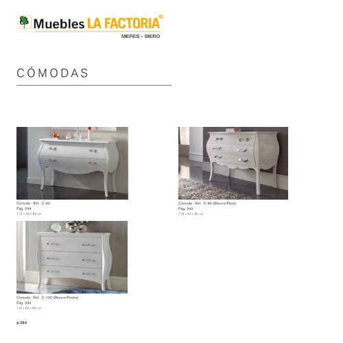 Catálogo muebles en Multi Estilos + Auxiliares + Espejos + Lamparas