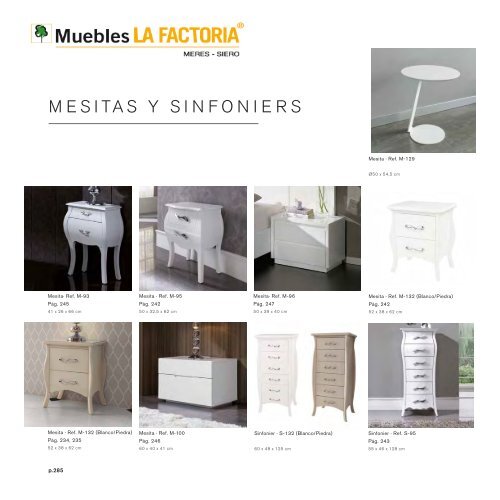 Catálogo muebles en Multi Estilos + Auxiliares + Espejos + Lamparas