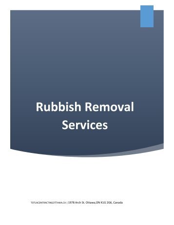 Rubbish Removal Service in Ottawa