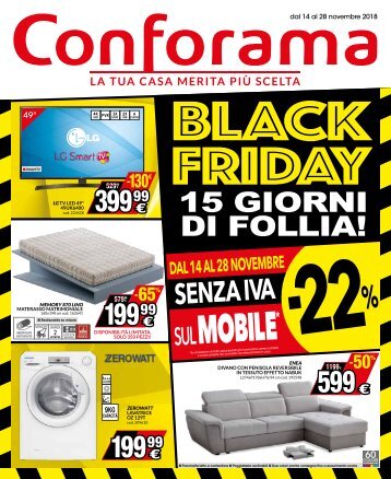 Conforama Black Friday 14-28 Novembre 2018