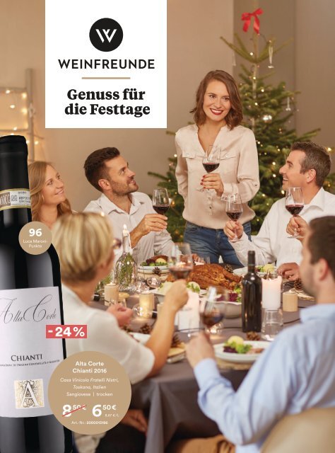 Weinfreunde Weihnachtskatalog 2018