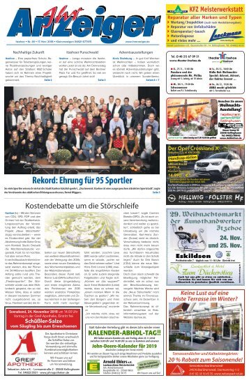 Ihr Anzeiger Itzehoe 46 2018