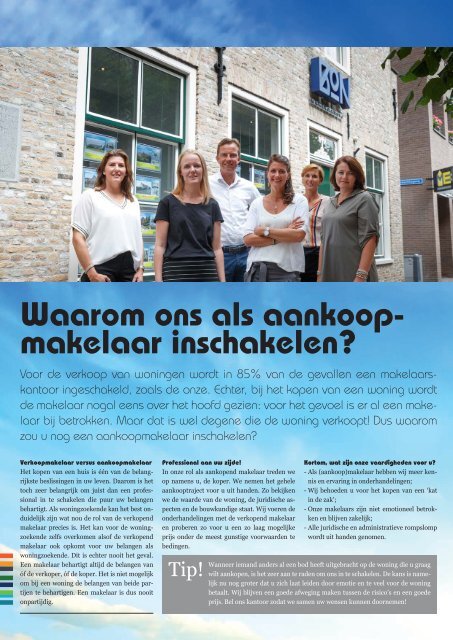 Bon Makelaardij WoonMagazine, #11-2018