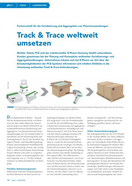 phpro - Prozesstechnik für die Pharmaindustrie 05.2018