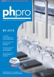 phpro - Prozesstechnik für die Pharmaindustrie  01.2018