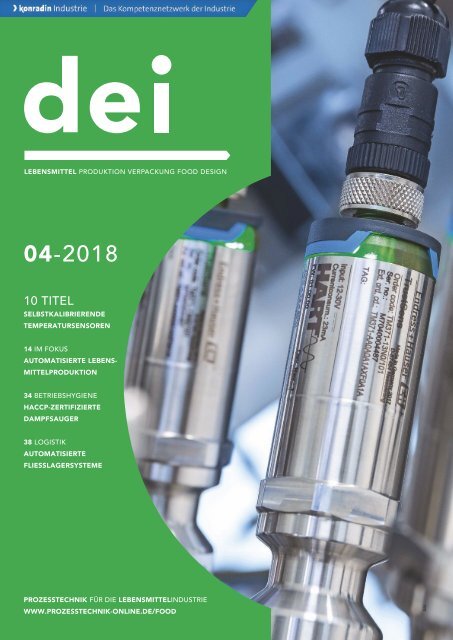 dei - Prozesstechnik für die Lebensmittelindustrie 04.2018