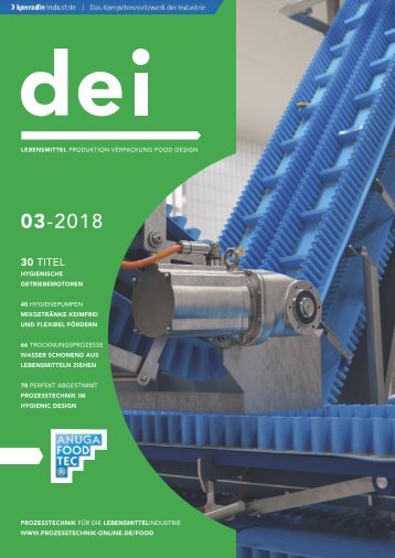dei - Prozesstechnik für die Lebensmittelindustrie 03.2018