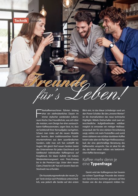 Kaffee+ 2019/01 Kaffeemagazin